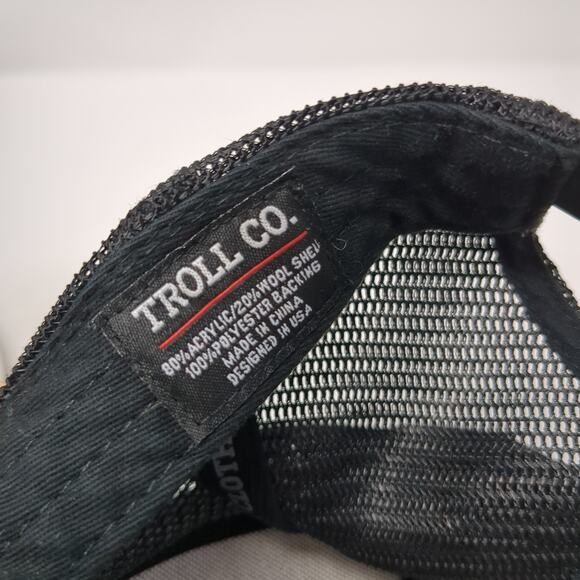 Dirty Hands Clean Money Snapback Trucker Hat Black One Size Mesh Back Troll Co. - Picture 10 of 10